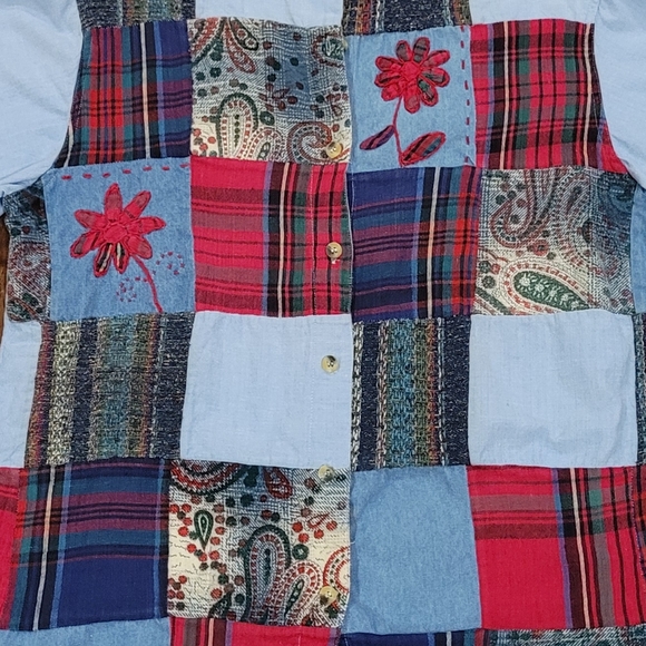 Casey Max patchwork shirt - Picture 2 of 5